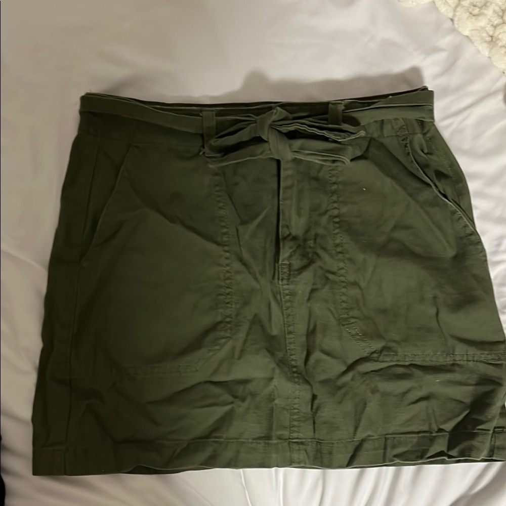Olive Green Women's Skirt